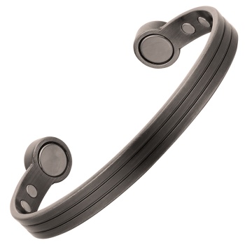 Hi-Power Gunmetal Magnetic Bracelet